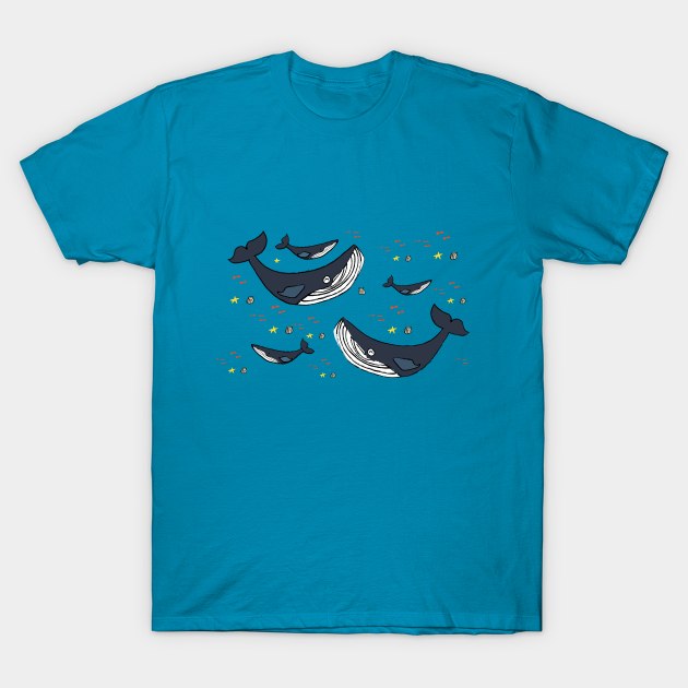 Whale T-Shirt by bruxamagica